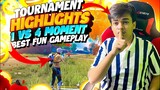 Free Fire Tsg Legend Tournament Highlights 1Vs4 Clutch😍And Funny Moments With Enemy -Garena FreeFire