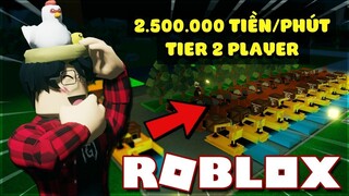 Roblox - Lên Tiền Vù Vù Với Hệ Thống Tier 2 Siêu Rẻ Siêu Đơn Giản (Factory Simulator)