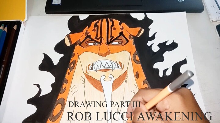 Drawing part 3 Rob Lucci [onepiece]