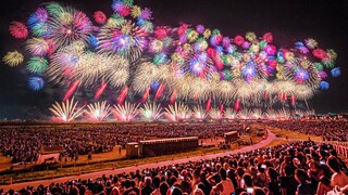 [4K] 長岡花火 復興祈願フェニックス 5年間の集大成‼︎  8ヶ所から撮影 - Nagaoka Fireworks Phoenix Display Compilation -