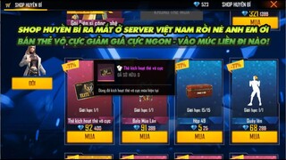 FREE FIRE Shop huyền bí bán thẻ vô cực đã ra mắt ở server Việt Nam - múc chưa anh em ơi ???