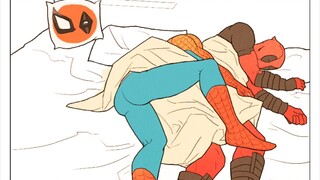 【描改/spideypool】蜘蛛侠与死侍的午后时光