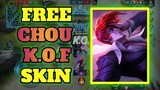 FREE K.O.F CHOU SKIN FULL EFFECT | mobile legends