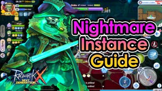 [ROX] How To Do Nightmare Instance in Global server: Instance Mechanics, Party Setup & Rewards!