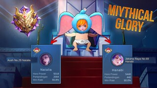 Cuman Hero Bocil Tapi Gendong Dua Top Provinsi di Mythical GLORY!! Gameplay Nana 2023