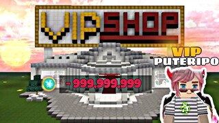 BUY EVERYTHING IN PUTERIPO'S VIP SHOP!😍-BLOCKMAN GO SKYBLOCK(REUPLOAD)