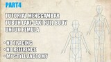 Tutorial Menggambar Tubuh Laki - Laki Full Body Untuk Pemula | Tutorial Menggambar Part 4