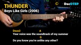 Thunder - Boys Like Girls (2006) Easy Guitar Chords Tutorial with Lyrics