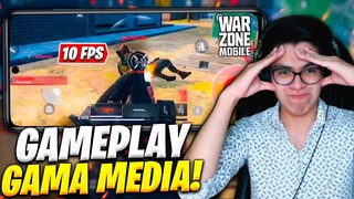 TERRIBLE!! NUEVO GAMEPLAY de WARZONE MOBILE en CELULAR GAMA MEDIA | CALL OF DUTY | Lobo Jz