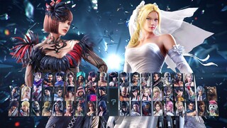 Tekken 7 All Characters in Selection Screen with Announcer