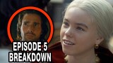 HOUSE OF THE DRAGON Episode 5 Breakdown & Ending Explained - Game of Thrones Easter Eggs & Theories