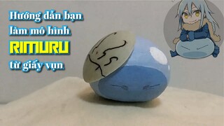 Hướng dẫn bạn làm mô hình Rimuru từ giấy vụn