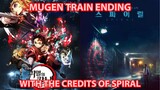 Demon Slayer: Mugen Train Ending with Spiral Credits (English Dub)