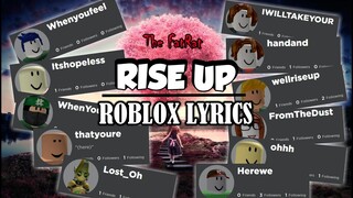 RISE UP l ROBLOX USERNAMES (COVER) - TheFatRat