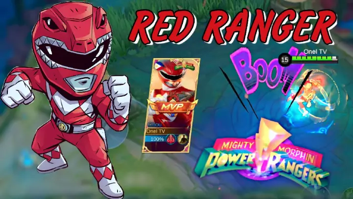 Red Ranger is so EPIC in MLBB ðŸ˜³ðŸ˜³ .  [POWER RANGERS Ã— MLBB SKIN COLLABORATION]