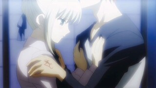 After Shirou forcefully kissed Saber, Saber's mind was filled with girlish thoughts