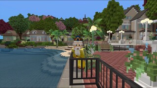 Minecraft / The Cosiest And Cutest Map Ever | My Life In Sakura Shores By Imagiverse Part 1