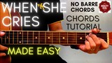 When She Cries Chords - Restless Hearts (Guitar Tutorial) for Acoustic Cover