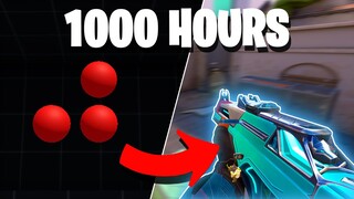 What 1000 Hours of Aim Lab Looks Like...