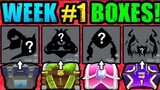 THE WEEK 1 BOXES HAVE FINALLY OPENED!!! (Roblox Metaverse Champions)