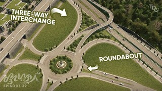 Smooth Transition from Highway Interchange to Roundabout + ASSET LIST | Magayon 39