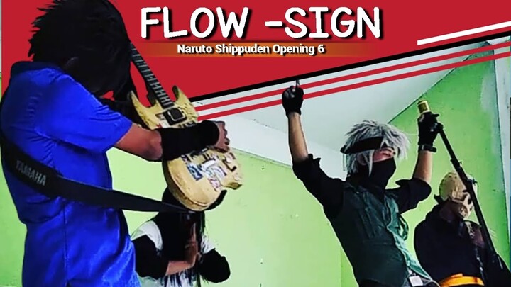 NARUTO SHIPPUDEN Opening 6 : FLOW - SIGN [Koplo version] with [MV] Parody