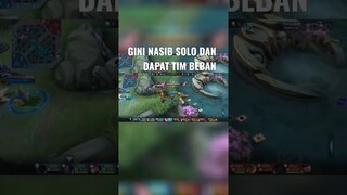 nasib main solo di MOBILE LEGEND dapat tim beban#gamermuda #riseofkingdom #mobilelegends #gameplay