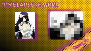 drawing process of ALBEDO