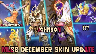 MLBB DECEMBER SKINS UPDATE | JOHNSON LEGEND | RELEASE DATE INFO - Mobile legends #whatsnext