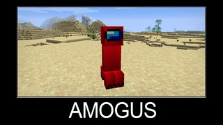 Minecraft wait what meme part 127 (Amogus)