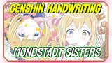 [Genshin Impact Handwriting] Mondstadt sisters