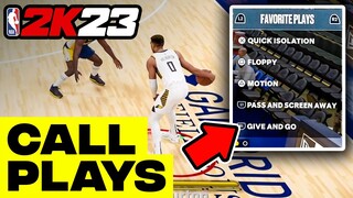 HOW TO CALL PLAYS in 2K23