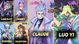 CLAUDE & FANNY SKIN VALENTINE 2023, REVAMP BALMOND, KUNGFU PANDA SKIN - MLBB UPCOMING SKIN 2022