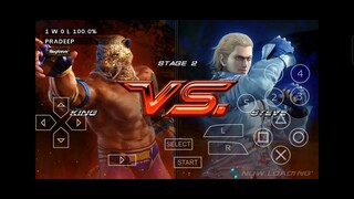 King Rolling death cradle tutorial with | combo key | ( PPSSPP) [ TEKKEN 6 ] #tekken6