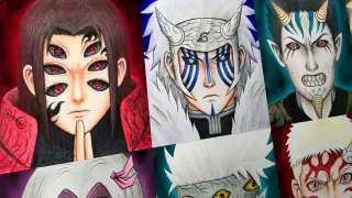 Drawing All the Hokage into Kizuki !!! (Anime Demon slayer + Naruto )