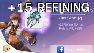 สูตรลับ +15 Giant Glove ตี +10 โลกไม่จำ | Ragnarok M Eternal love