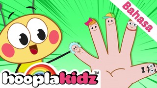 Bee Finger Family | Lebah Jari Kelurga |Lagu Anak Anak & Lainnya | HooplaKidz Bahasa