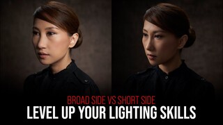 Want to LEVEL UP Your Photography Lighting skills? Try lighting the SHORT SIDE