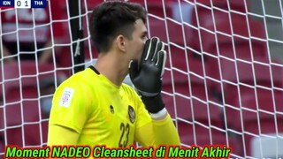 Moment Nadeo Clean Sheet Menit Akhir Timnas Indonesia VS Thailand / Final AFF CUP 2021