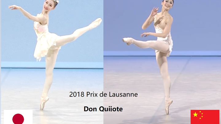 Dance|Comparison of Chinese and Japanese Ballet Dancer in Match