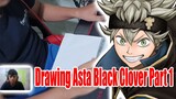 Drawing Asta Black Clover Part 1