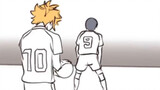 Latihan rutin harian "Volleyball Boy" dilakukan oleh Tanaka