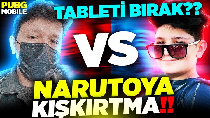 NARUTO'YA KIŞKIRTMA!!! VS'DE ÇILDIRTTIM!! TABLETİ BIRAKTIRDIM?? - PUBG Mobile