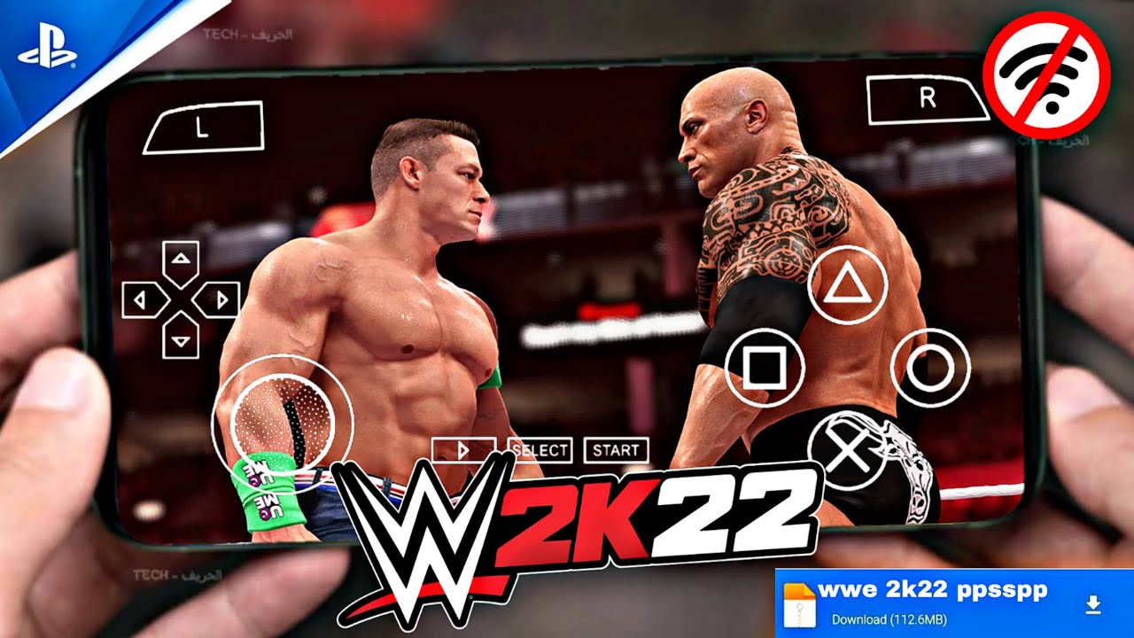 800 MB] WWE 2K22 GAMERNAFZ PSP - Android/PC, PSP Folder By PRO-X Gaming