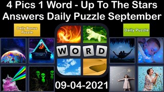 4 Pics 1 Word - Up To The Stars - 04 September 2021 - Answer Daily Puzzle + Bonus Puzzle