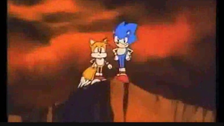 Sonic OVA recreation of lost abridged scene
