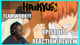 TEAMWORK!!! Haikyuu Episode 4 *Reaction/Review*
