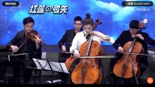 Ouyang Nana membuat penampilan kejutan di "Attack on Titan" OP "Red Lotus Bow and Arrow" di konser t