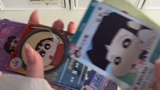 Nacha Unboxing Crayon Shin-chan Small Card｜ผลที่ตามมาคือรู้สึกว่าค่าส่งไปรษณีย์ 5r สำหรับการ์ดหนึ่งใ