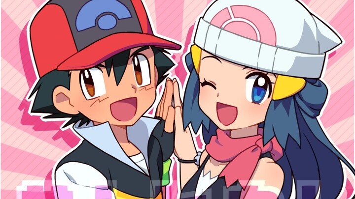 Animasi|Pokémon-Waktu Ash & Dawn Berjuang Bersama